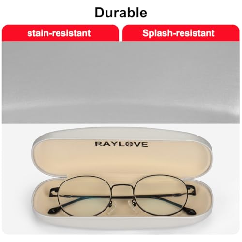 Image of RayLove Unisex Hard Shell Eyeglasses Cases, Protective Case For Glasses