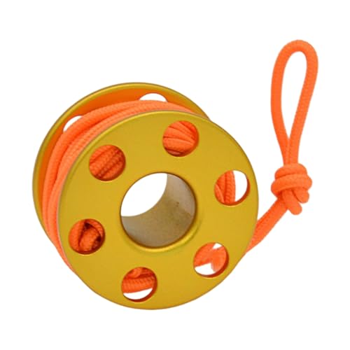 mioosho Spool Finger Reel Pendants Small Scubas Diving Finger Reel Highly Visible Diving Small Finger Reel Pendants Enduring