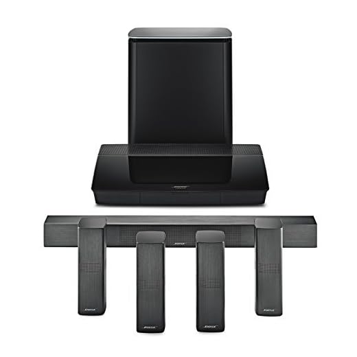 Bose Lifestyle 650 Home Entertainment System, Compatible with Alexa - Black & OmniJewel Ceiling Bracket, Black