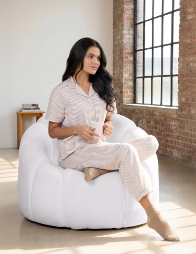 Image of Symbol Premium Women's Cotton Night Suit Set | Short Sleeve Shirt & Pajama Set | Stripes with Contrast Piping | Regular Fit (Available in Plus Sizes)