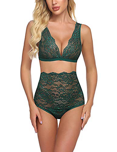 Avidlove high waisted lingerie lace bra and panty sets sexy boudo…