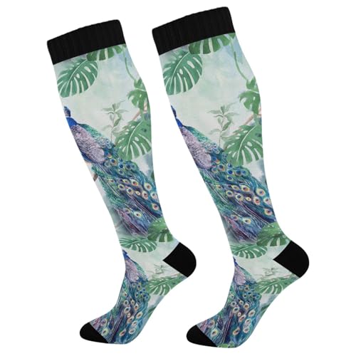 Unisex Compression Crew Knee Soft Circulation High Sock Long Athletic Socks