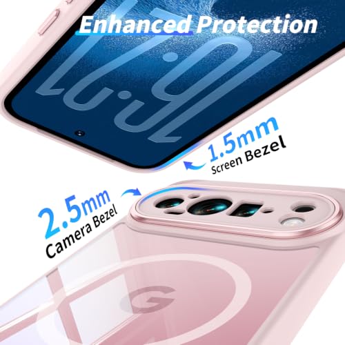 Image of Magnetic Case with Clear Back for Google Pixel 9 Pro XL, Fit for MagSafe
