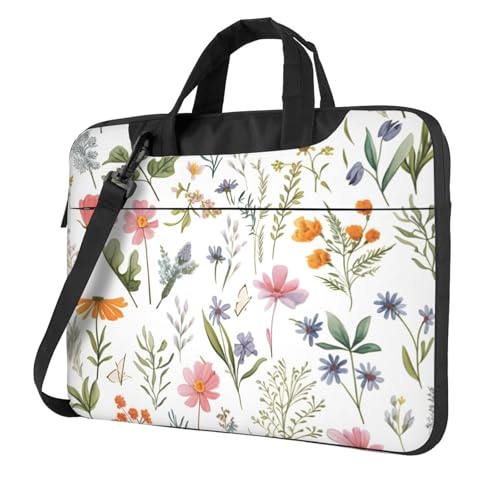 Bolso para portátil Wild Flower 14 pulgadas impermeable miniatura 1
