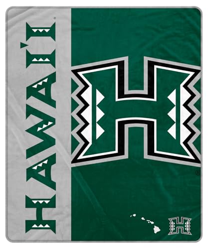 Proformance Home NCAA Hawaii Rainbow Warriors Endzone Ultra Soft Tailgate Throw