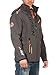 Produktbild Geographical Norway Herren Softshell Outdoor Jacke Rainman Turbo-Dry Kapuze (XXL, Dunkel Grau)