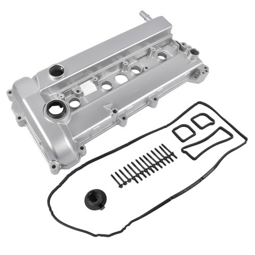 Image of 9E5Z6582G Aluminum Engine Valve Cover Kit with Gasket Bolts & Oil Cap Replacement for Ford Escape Fusion, Mercury Milan Mariner, Lincoln MKZ 2.5L OE# 9E5Z6582E 9E5Z6582B 9E5Z-6582-G