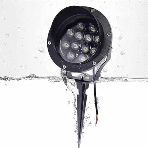 EDXTNKQC Faisceau De Lumière LED Projecteurs - Spot Encastrable LED, Projecteur LED Encastré Au Sol, 85-265 V CA, Pour Allée De Jardin Ou Cour, Étanche IP65, À Brancher(Blue,9W)