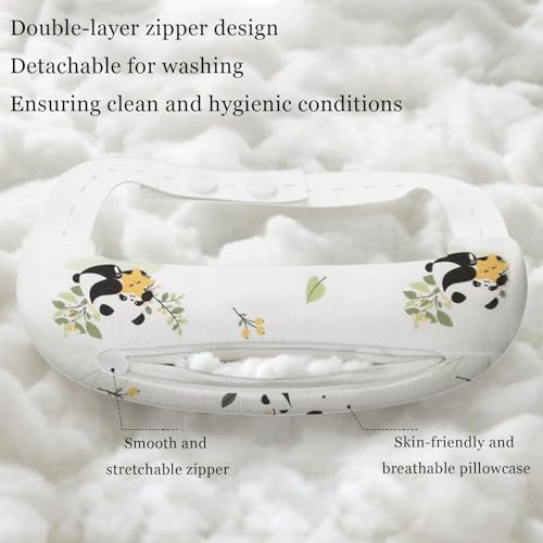 Almohada ajustable para cuello bebé, soporte de cabeza miniatura 3