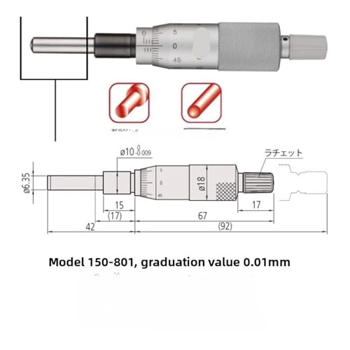 Micrómetro digital Outer Diameter 150-801 miniatura 4