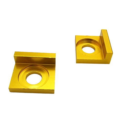 15 mm Pit Dirt Bike CNC liga L bloco corrente ajustador tensor para 110CC 125CC - ouro