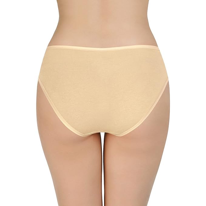 Image of LOURYN KOULYN Solid Low Rise Cotton Bikini Panty Pack(Pack of 3)