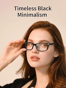 3 Pack Reading Glasses Spring Hinge Computer Glasses Square Presbyopic Reader Glasses Aided Eyelasses Unisex 1.0 BM151