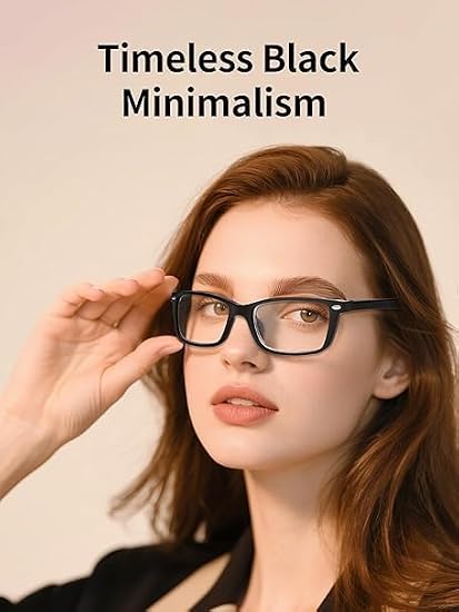 3 Pack Reading Glasses Spring Hinge Computer Glasses Square Presbyopic Reader Glasses Aided Eyelasses Unisex 1.0 BM151