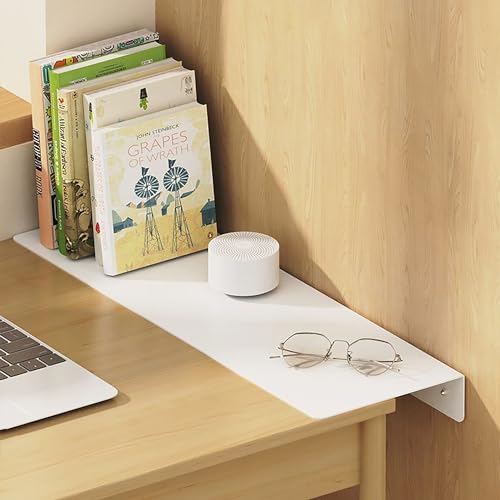 Tablero de extensión de espacio de metal para refrigerador, separador lateral de refrigerador, cubiertas entre encimera y paredes, sin taladro (blanco, 11.8 x 3.94 pulgadas)