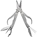 SOG Snippet Multi-Tool- Keychain Sized, Ultra-Compact Scissors with 9 Compact Specialty Tools/Components (23-32-01-41)