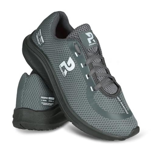 Tênis Masculino Prospect Speed Esportivo Leve Confortável Caminhada Academia Corrida (Cinza, BR, Adu