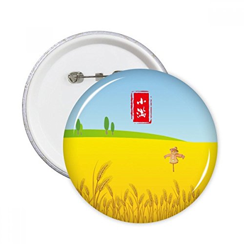 Bouton décoration vêtements 24 termes solaires pour masquer les imperfections