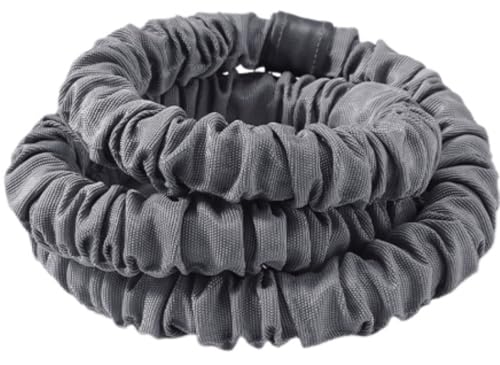 WOLKKAM フラフープ 減量用 折りたたみ式 脂肪燃焼 コットン 大人用 ソフトスプリング ポータブル 加重 腰 背中 脚 胸 筋肉トレーニング ボディスカルプティング 多機能 フィットネス 収納簡単 省スペース 室内・公園での使用に最適 男女兼用 (