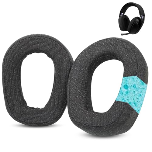 G321 Almohadillas de reemplazo para auriculares Logitech G321, negras | Tela de malla premium, espuma viscoelástica, compatibles con Logitech G321 miniatura 1
