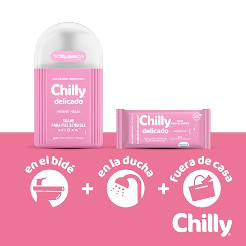 Chilly Delicado, Gel de Higiene Íntima, Fórmula Suave, 250ml (Paquete de 2) - imagen 6