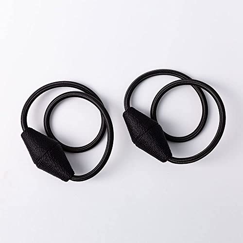 Strong Magnetic Curtain Tiebacks With Upgrade Larger Magnet,2Pack Upgrade Magnet Modern Curtain Holdbacks Decorative Tie Backs For Drapery Window Treatment Decor (Black) #TOP7
