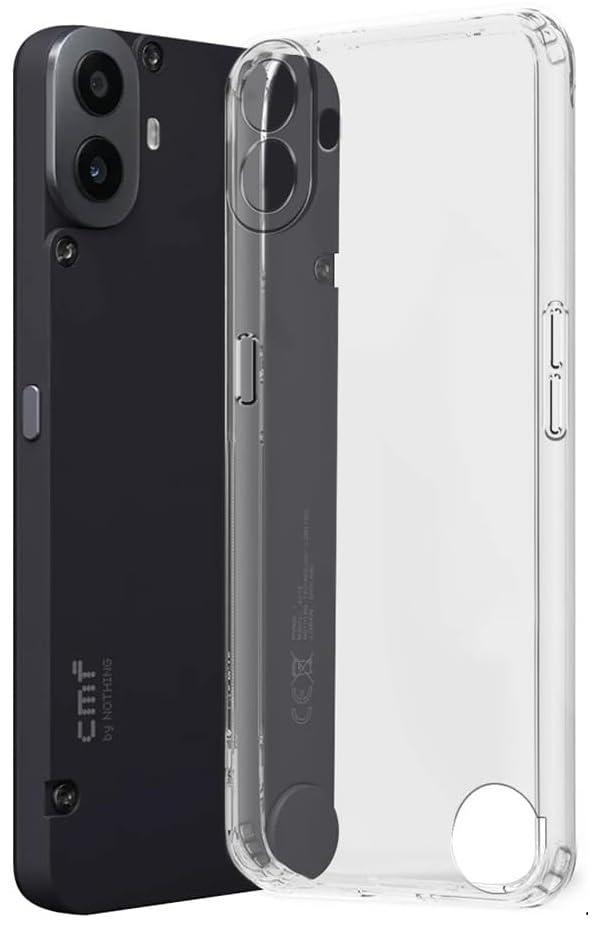 Image of SPAZY CASE CMF Phone 1 Back Cover | Protective Soft Transparent Shockproof Hybrid Protection Back Case Cover for CMF Phone 1