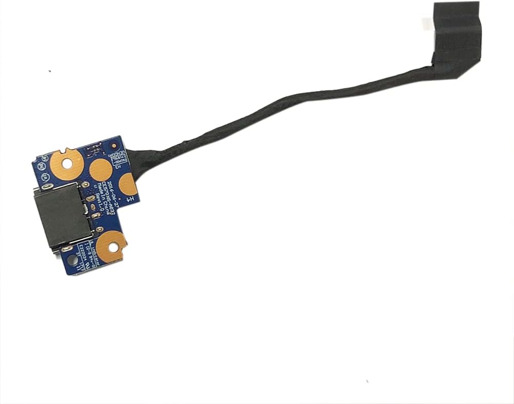 GinTai DC in Charging Power Jack Board with Cable Replacement for Lenovo E570 E575 E570C NS-A832 01EP131 20H5 20H6 20H7 20H8 DC02001WH00