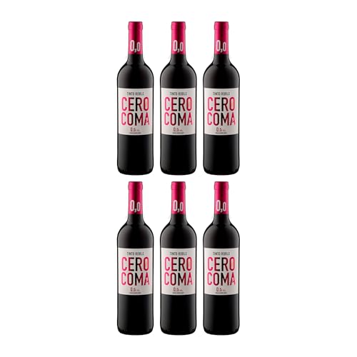 Vicente Gandia Cero Coma Tinto alkoholfrei Rotwein Rot süss Spanien inkl. FeinWert E-Book (6 x 0.75 l)