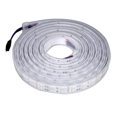 Tira LED RGB 12V 600 LEDs, doble fila, 5 metros IP67 miniatura 4