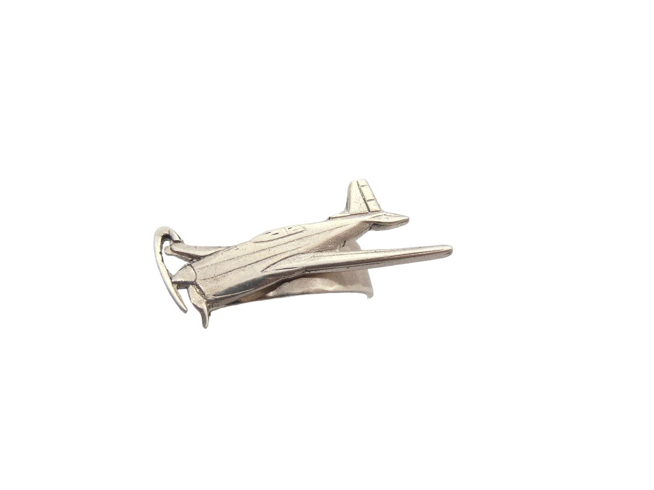 Bague Avion Argent 925 pour Pilote en Cabine et au Quotidien