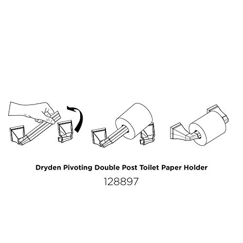 Delta Faucet 75150-Rb Dryden Pivoting Toilet Paper Holder, Spotshield Venetian Bronze #TOP4