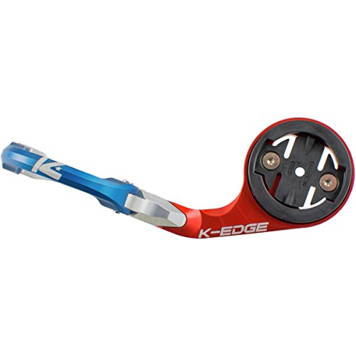 Garmin K-Edge Race Aero - Soporte Edge 20, 25, 520, 820, Azul/Rojo,...