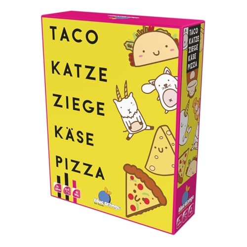 Blue Orange, Taco Katze Ziege Käse Pizza, Partyspiel, Kartenspiel, 2 bis 8 Spieler, ab 8 Jahren, 10 Minuten, Deutsch – Bild 4