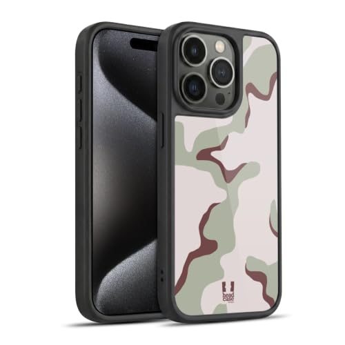 Coque Apple iPhone 15 Pro antichoc gel renforcé motif camouflage désert