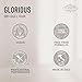 Il Salone Milano Glorious Moisturizing Shampoo for Dry Hair - Adds Shine and Softness to Dull Hair - Repairs and Protects - Professional Hydrating Shampoo - Made in Italy - Vegan (16.9 oz / 500ml)
