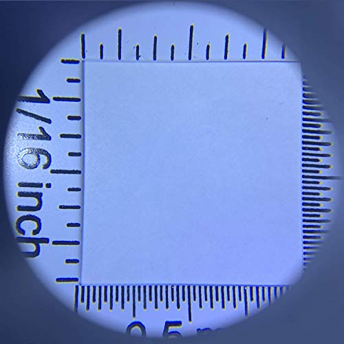 Handheld 10X Magnifier Loupe Optical Glass Magnifying Glass With Light Scale Magnifying Jewelry Loupe With Measure Scale #TOP6