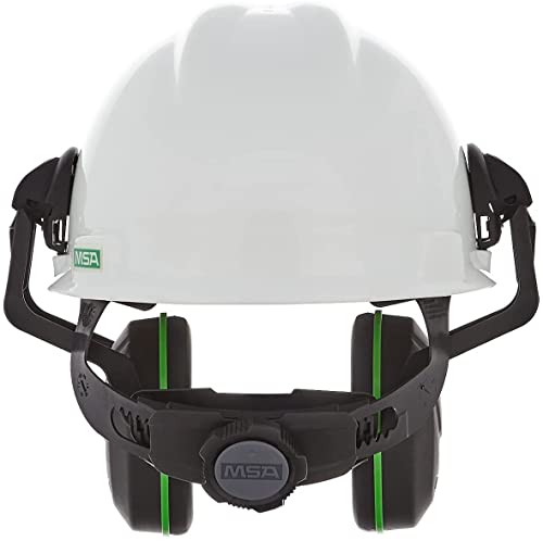 Image of MSA V-Gard Helmet Ear Defenders - Enhanced Comfort Hearing Protection with Helmet Mount for V-Gard Cap Style Hard Hats