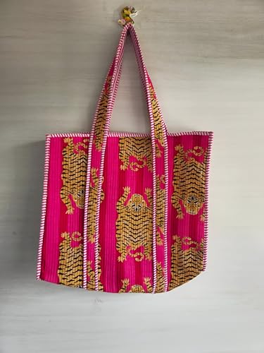 Bolso Tote ligero de algodón para mujer miniatura 4