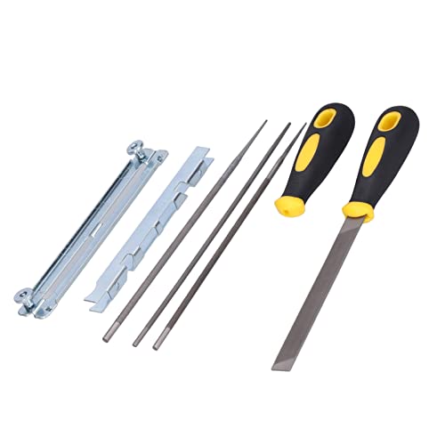 Kit de lima para motosserra, apontador portátil para casa para marcenaria para jardim