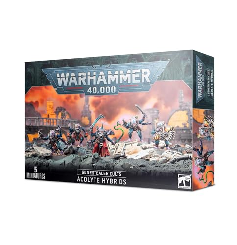 Genestealer Cults Acolyte Hybrids Warhammer 40k kit de modélisme plastique premium haute précision