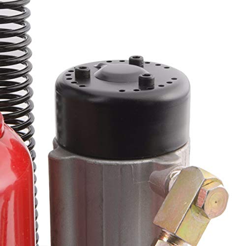 Xtremepowerus 20 Ton Low Profile Air Manual Hydraulic Bottle Jack Lifts Hoist #TOP5