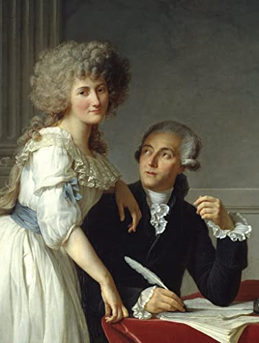 Tableau Lavoisier par Jacques-Louis David impression d'art mural 60x90cm