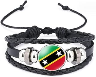 Saint Kitts and Nevis Premium Leather Bracelet