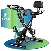 Amazon.co.jp: SLUNSE エアロバイク 家庭用 静音 フィットネスバイク 5