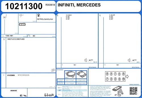 Tornillos de culata Ajusa 81055800 kit de pernos de motor 2