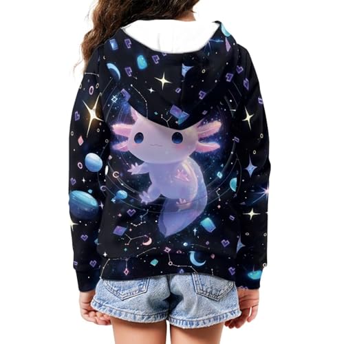 Image of Biyejit Kids Novelty 3D Graphic Printed Hooded Sweatshirt