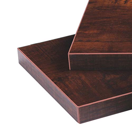 image for Superjare Wall Mounted Floating Shelves, Set of 2, Wide Display Ledges