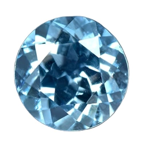 Aigue-marine bleu mer 5x5mm facettée pour création de bijoux de bricolage