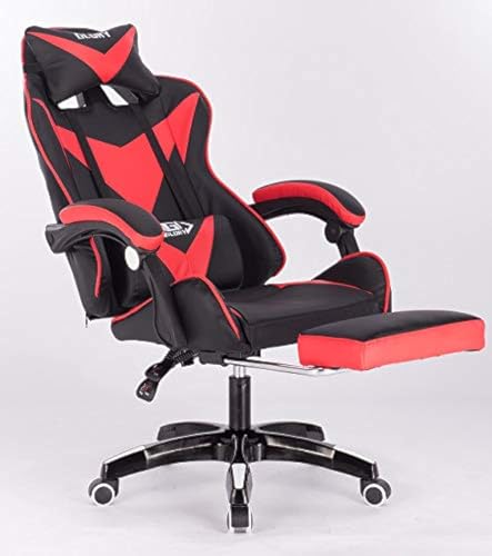 كرسي العاب بلون احمر، جلد صناعي